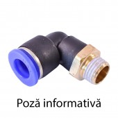 Mufa rapida cot plastic si surub metalic fi 6 cu M8