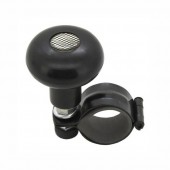 Nuca volan rotunda, neagra cu bulina carbon