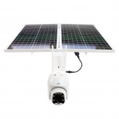 Pachet camera supraveghere video PNI IP60 live PTZ cu panou solar, 2MP, GSM 4G si Sticky Pad Drapel inclus
