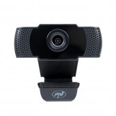 Pachet Camera Web PNI CW1850 Full HD 1080P 2MP, USB, clip-on si sticky Pad Drapel inclus