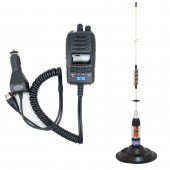 Pachet statie radio CB TTi TCB-H100 12V/24V, Roger Beep si antena CB PNI ML70 cu magnet inclus