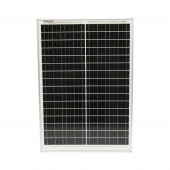 Panou solar 40W fotovoltaic monocristalin cu cablu de conectare 90cm si clesti baterie 570x400x25mm Breckner Germany