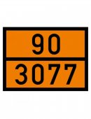 Placa ADR aluminiu - 90/3077