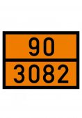 Placa ADR aluminiu - 90/3082