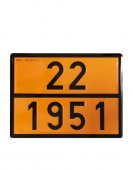 Placa ADR aluminiu - ARGON LICHID