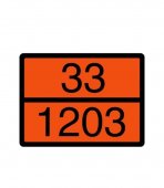 Placa ADR aluminiu - Benzina