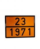 Placa ADR aluminiu - GAZ NATURAL/METAN