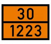 Placa ADR aluminiu - Kerosen