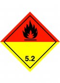 Placa ADR aluminiu - Pericol Transport Peroxizi organici, CLASA 5.2a