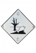 Placa ADR aluminiu - pliabila Pericol Transport substante periculoase pentru mediu