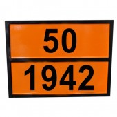 Placa ADR aluminiu -