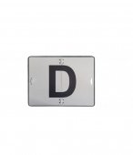Placa litera ,, D 