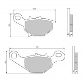 Placute frana Suzuki Street Magic 50cc