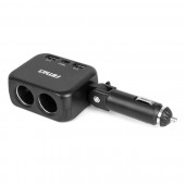Priză brichetă cu încărcător 2x USB A 1x USB C 12/24V 100W 180°