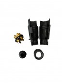 Priza 7 pini, PVC, conectare cablu prin strangere