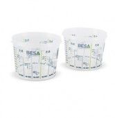 Recipient plastic vopsea cu capac 750ml