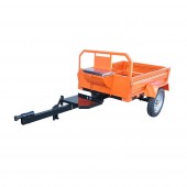 Remorca motocultor 450kg, bena 1400x1000x300mm, roti 4.00-12, putere necesara 8-18CP