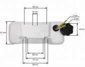 Rezervor benzina motocoasa TL52