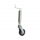 Roata de sprijin remorca rabatabila 230x75mm, tub patrat 70mm, reglabila 900-1180mm, sarcina maxima 272kg Breckner Germany