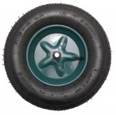 Roata roaba - TT - pentru ax 14mm - mixt - 4.00-8 4PR