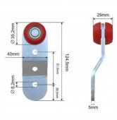 Rola culisare prelata 35,2x8x29 mm