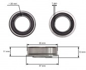 Rulment roata 20 x 35 x 12,8 mm