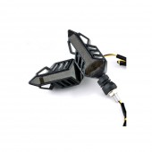 Semnalizare moto 12V cu semnalizare LED alba