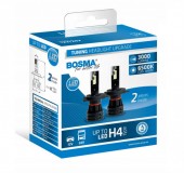 Set 2 becuri 12/24V H4 SMD CANBUS, BOSMA