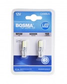 Set 2 becuri LED auto CANBUS, T10 12V BOSMA