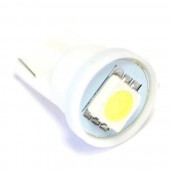 Set 2 becuri led bord T10 24v albe