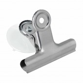 Set 2 cleme metalice cu ventuza