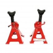Set 2 cricuri suport capra auto 3T, reglabile 290-430mm, capace cauciuc, sigurante blocare Breckner Germany
