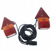 Set 2 lampi remorca, cablu si prindere cu suruburi 12V