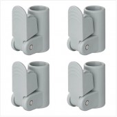 Set 4 cleme blocatoare tevi cort 25-28 mm