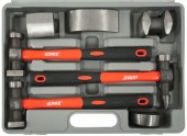 Set ciocane cu capete interschimbabile si nicovale VERKE