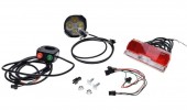 Set lumini E-BIKE 12-60V (fata - spate)