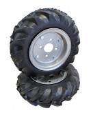 Set roti echivalent 4.00 x 8 (CAUCIUC PLIN) cu manicoti