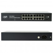Switch PNI SW016, 16 x 10/100/1000 Mbps, Gigabit, carcasa metalica
