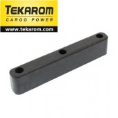 Tampon cauciuc 400x52x80 cu 3 gauri