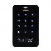 Tastatura control acces PNI DK150T cu Wi-Fi, deblocare cu PIN, card RFID si din aplicatia Tuya Smart, IP65, negru
