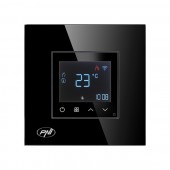 Termostat inteligent PNI CT25B WiFi pentru centrala termica pe gaz, montaj incastrat, 16A, control din aplicatia Tuya Smart, programare zilnica, mod
