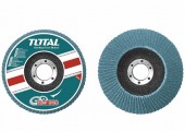 TOTAL - DISC ABRAZIV CU ZIRCONIU 125MMX22MM , P60