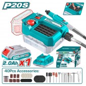 TOTAL - MINI POLIZOR - 20V - 2.0Ah (INCLUDE ACUMULATOR SI INCARCATOR)