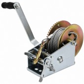 Troliu manual 1360 kg, lungime cablu 10 m, manivela pe partea stanga