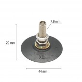 Valva camera de aer aplicata TR4 cu palarie mare 44mm