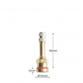 Valva roata camion tubeless 36mm V3-20-1