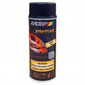 Vopsea spray tunning folie detașabilă MOTIP Sprayplast, 400ml, negru mat